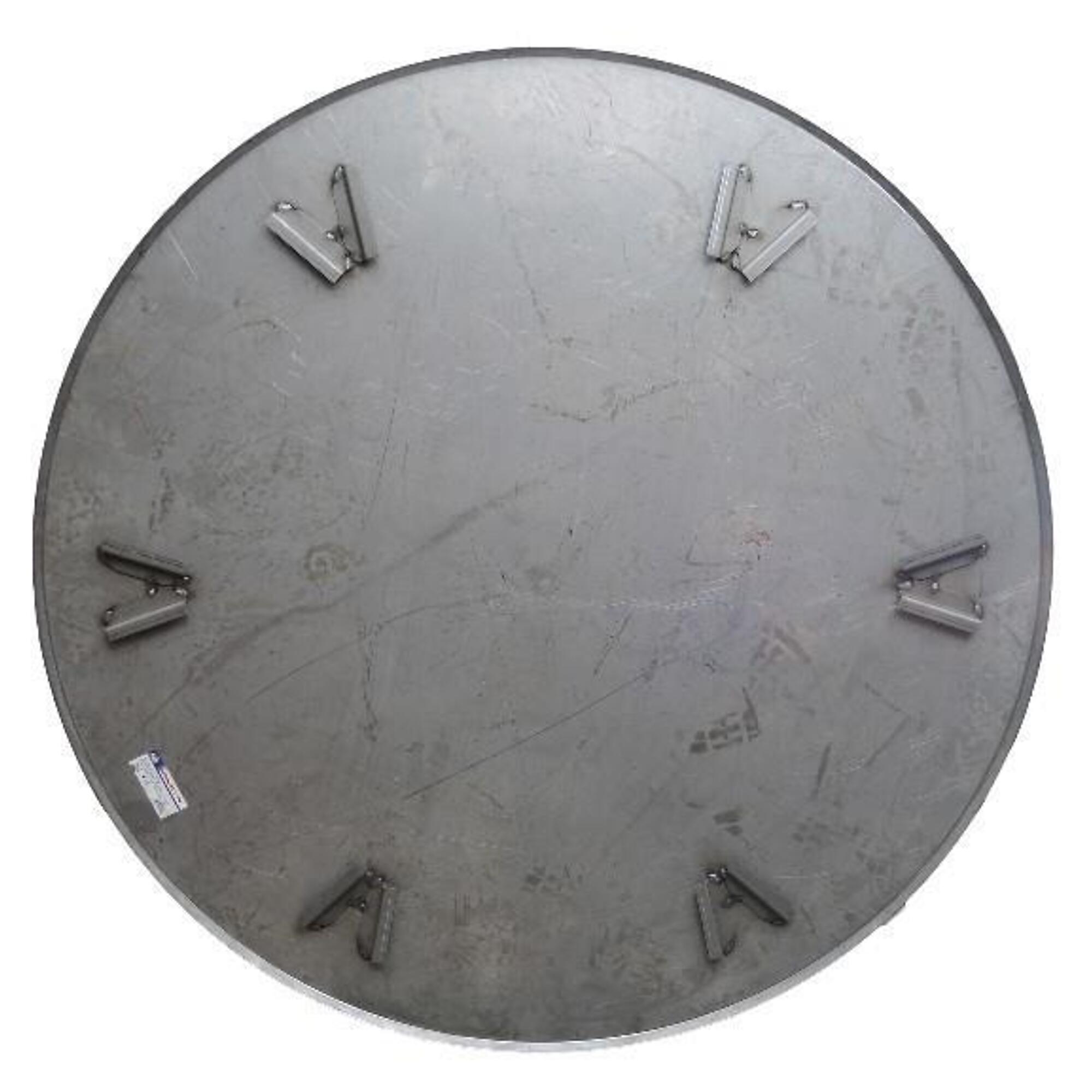 Marshalltown Z-Clip Power Trowel Pan - 59-1/4in., 10-Ga. Steel, 1/8in. Rise, Model# PAN60-6C
